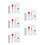 5Pièces Kit Test Grossesse Bovins ABS Facile Rapide Couleurs Assorties 7