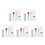 5Pièces Kit Test Grossesse Bovins ABS Facile Rapide Couleurs Assorties 3