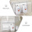 2Pièces Protections Prises Électriques Transparentes ABS Sans Marque 7