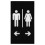 Toilettes Hommes Noir 7