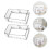 2Pièces Protections Prises Électriques Transparentes ABS Sans Marque 10