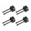 4St PP Toilet Flush Button Dual Water Besparing Makkelijk Te Mont 1