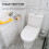 4St PP Toilet Flush Button Dual Water Besparing Makkelijk Te Mont 6