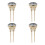 4St PP Toilet Flush Button Dual Water Besparing Makkelijk Te Mont 9