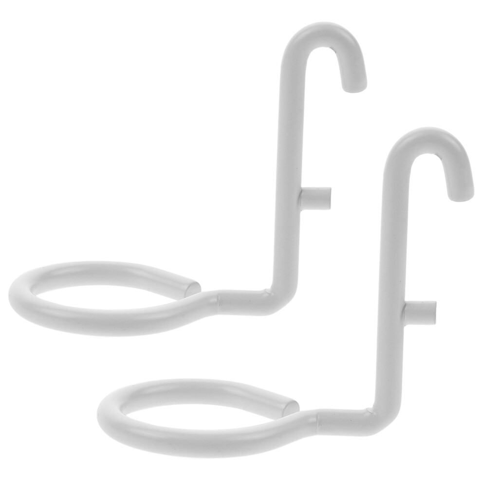 10Pcs White Iron Pegboard Hanging Hooks Durable Utility Tool Hangers 3342071301653