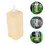 6Pcs Khaki Wood Aquarium Bubble Stone Protein Skimmer Air Diffuser 11