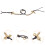 8Pièces Bracelet Compteur De Perles Laiton Pour Chant 10