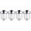 4Pcs Filter Shower with Metal ABS Cotton for Hard Water Softener 6