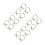 8Pièces Bracelet Compteur De Perles Laiton Pour Chant 9