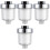 4Pcs Filter Shower with Metal ABS Cotton for Hard Water Softener 5