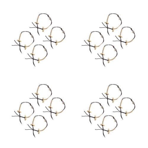 8Pièces Bracelet Compteur De Perles Laiton Pour Chant 2