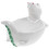 3Pcs White Ceramic Dessert and Food Serving Bowls 3