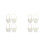 8Pcs Beige Small Plastic Baskets with Handles for Outdoor Activity Use 7