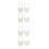 8Pcs Beige Small Plastic Baskets with Handles for Outdoor Activity Use 6