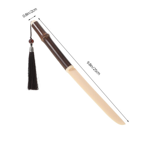 Precision Xuan Paper Cutter Bamboo Craft Tool for Calligraphy Art 2