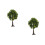 2Pcs Green Miniature Trees Plastic Wire for Landscape Model Railways 10