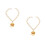 2Pcs Golden Adjustable Pet Necklace Bell Pendant with Longevity Lock 5