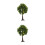 2Pcs Green Miniature Trees Plastic Wire for Landscape Model Railways 5