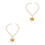 2Pcs Golden Adjustable Pet Necklace Bell Pendant with Longevity Lock 4