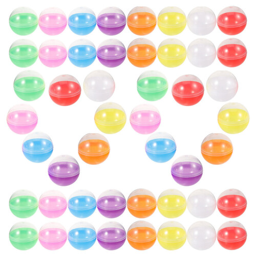 240Pcs Durable PVC Empty Plastic Balls for Vending and Toy Storage