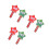 6Pcs Multi Color Plastic Yes No Classroom Voting Paddles Dual Sided 5