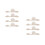 8Pcs Beige Coat Toggle Buttons Resin Sewing Accessories for Jackets 7