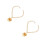 2Pcs Golden Adjustable Pet Necklace Bell Pendant with Longevity Lock 10