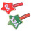 6Pcs Multi Color Plastic Yes No Classroom Voting Paddles Dual Sided 2