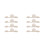 8Pcs Beige Coat Toggle Buttons Resin Sewing Accessories for Jackets 4