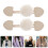 8Pcs Beige Coat Toggle Buttons Resin Sewing Accessories for Jackets 11