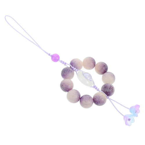 5Pcs Lightweight Bodhi Beads Mobile Pendant Wrist Strap 2