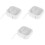 3Pcs White Braces Case Portable Teeth Storage Holder 7