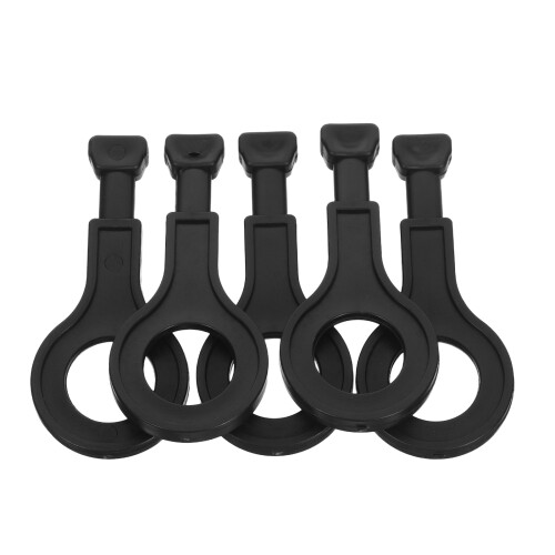 25Pcs Black Plastic Bait Box Key Secure Mouse Station Access Tool