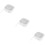 3Pcs White Braces Case Portable Teeth Storage Holder 5