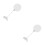 4Pcs White Retractable Security Cable Locks with Steel Wire for Tools 9