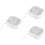 3Pcs White Braces Case Portable Teeth Storage Holder 6
