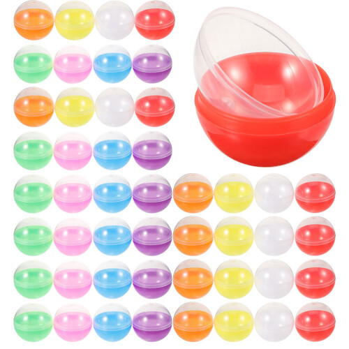 240Pcs Durable PVC Empty Plastic Balls for Vending and Toy Storage 2