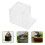 10Pcs Clear Acrylic Lizard Water Dish Easy Clean Feeding Bowl 11