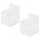 10Pcs Clear Acrylic Lizard Water Dish Easy Clean Feeding Bowl 2