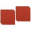 6Pcs Red Rubber Heat Press Pads Professional Insulation Mat Durable 6