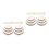 12Pcs Wooden Frame Drum Set Beige Handheld Percussion for Celebrations 7