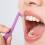 10Pcs Compact Plastic Teeth Gap Brushes with Flexible Short Handles 7