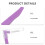 10Pcs Compact Plastic Teeth Gap Brushes with Flexible Short Handles 9