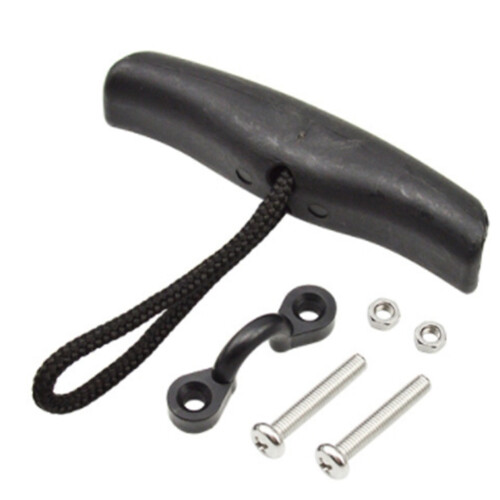 2 Pcs Kayak Carry Handle Pull Handle T-Handle + 2 Pcs Kayak Pad Eyes 2
