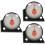3Pcs Black Digital Inclinometer Tilt Angle Meter for Construction Use 6