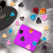 Universal Guitar Picks Resin Molds, Guitar Mold for Resin, Silicone Casting Mold for DIY Guitar Thumb Finger Picks