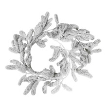 Long Artificial Snow Pine Branches Christmas Garland with Snow Decorations with Pine Front Door Snow Wreaths
