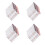 Light Brown Waterproof 3D Eyebrow Stickers Natural Look Transfer 4
