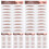 Light Brown Waterproof 3D Eyebrow Stickers Natural Look Transfer 2