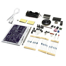 HU-017A RDA5807S Kit Modulo Ricevitore Radio FM Circuiti Elettronici DIY Parti Display Tubo Digitale 87-108 MHz, Senza Guscio